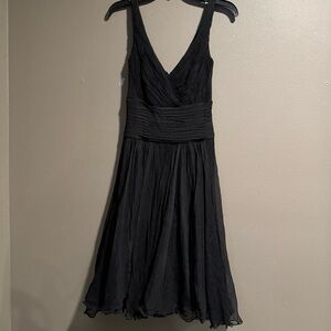 Tadashi 100% Silk Fit And Flare Dress Size 2